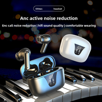 Écouteurs sans fil 2026 étanches BT 5.3 intra-auriculaires avec chargement Type-C, faible latence et suppression du bruit pour le sport