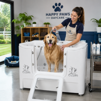 Baignoire Dpbathe pour animalerie, en acrylique, avec eau chauffée, pour usage commercial