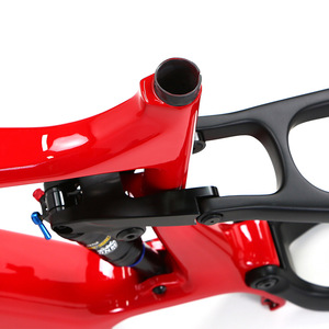 EM10 Carbon Fiber Mountain Bike <b>Frame</b> 140mm Travel Mid Motor Electric <b>Bicycle</b> <b>Frame</b> Lightweight Design - Product Image 2