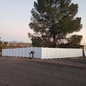 Recinzione per la Privacy in Vinile <span class=keywords><strong>Bianco</strong></span> 1,8 m H x 2,4 m L, Pannelli in PVC e Recinzione in Plastica per Cortile Anteriore - Product Image 6