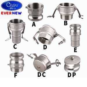 Chất Lượng Cao 1 Để 6 Inch Bạc Trắng Thép Không Gỉ Camlock Kết Nối Kích Cỡ Khác Nhau Nhà Máy Giá Phụ Kiện Đường Ống - Product Image 2