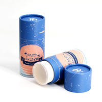 Tube en papier kraft torsadé personnalisé écologique 30g pour lotion solaire, baume à lèvres, déodorant – Contenant vide recyclable