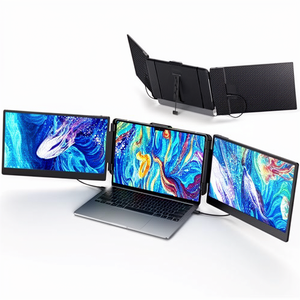 Monitor Portátil FOPO de 14 Pulgadas, Triple, FHD 1200P, Retroiluminación LED, 60Hz, USB-C, Plug-Play, Expansor de Pantalla para Mac/Windows - Product Image 1