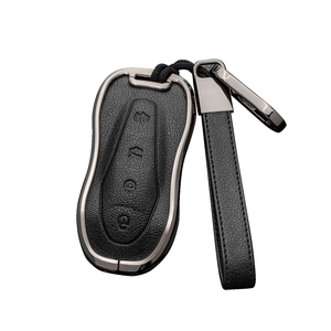 Funda para llave para Geely Azkarra Tugella FY22 <span class=keywords><strong>2019</strong></span> 2020 Atlas Pro New Emgrand GS X6 SUV EC7 Remote Fob Holder Accesorios para coche - Product Image 1