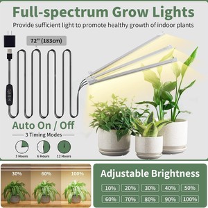 <span class=keywords><strong>Support</strong></span> <span class=keywords><strong>de</strong></span> Plantes Stable en Fer Multi-Niveaux Écologique avec Revêtement Poudré Style Nordique Moderne pour Lumières <span class=keywords><strong>de</strong></span> Croissance Intérieur/Extérieur Jardin Domestique - Product Image 2