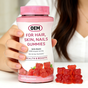 Gomitas de Vitaminas de Biotina y Colágeno Personalizadas, Fórmula OEM 2 en 1 para la Salud del Cabello, la Piel y las Uñas, Marca Privada para Adolescentes - Product Image 5