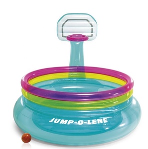 <span class=keywords><strong>INTEX</strong></span> 48267 SHOOT'N BOUNCE JUMP-O-LENE  Canasta de Baloncesto <span class=keywords><strong>Inflable</strong></span> para Niños Pequeños, Brincolín <span class=keywords><strong>Inflable</strong></span> para Interiores - Product Image 4