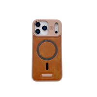 Étui de téléphone portable de luxe antichoc en PC rigide avec support magnétique pour S24, vente en gros directe usine de Guangzhou