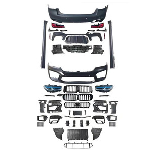 Upgrade Body Kit per <span class=keywords><strong>BMW</strong></span> G30 <span class=keywords><strong>serie</strong></span> <span class=keywords><strong>5</strong></span> G38 M5 2018-2021 nuova gonna anteriore <span class=keywords><strong>paraurti</strong></span> laterale griglia <span class=keywords><strong>paraurti</strong></span> posteriore M5 MT G30 Bodykit - Product Image 1