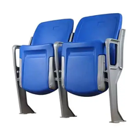 Sièges de stade pliants en HDPE durables en gros pour gradins et tribunes