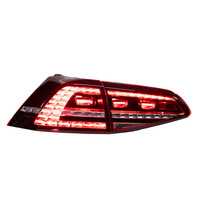 Conjunto de Luces Traseras LED para Volkswagen Golf MK7 2013-2017, Enchufar y Usar, Luz de Freno Trasera, Direccional y de Posición