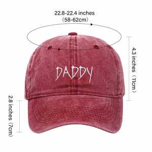 Gorra de Béisbol Estilo Desgastado para Papá, Ajustable, Bordada, de Algodón Lavado, de Perfil Bajo, Moderna, Deportiva, Estilo Americano - Product Image 2