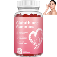 Vitamines éclaircissantes pour la peau des adultes avec L-Glutathion, 60 gommes, fournies par l'usine OEM/ODM