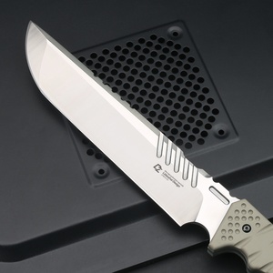 Cuchillo de Supervivencia Multifuncional para Exteriores, Hoja Fija de Acero Inoxidable, Mango G10, Personalizable, OEM - Product Image 2