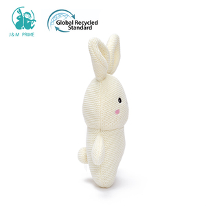 Vendita calda su misura 20cm di coniglio all'uncinetto giocattoli di peluche fatti a mano Amigurumi Easter Bunny giocattoli per bambini - Product Image 3