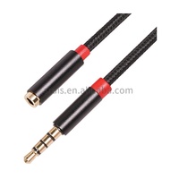 3.5mm k AUX Audio Male To Female Extension Cable With phone 3.5 Audio Extension Cable Compatible For PC Headphone