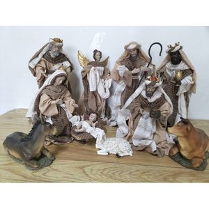 Full <b>Set</b> of Jesus <b>Nativity</b> Exquisite Home Decorations Handmade Small Souvenirs Sculpture WS1025-BHL07753-3AW Manualidades Craft - Product Image 3