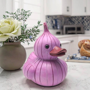 Figurine de poupée de canard vé<span class=keywords><strong>g</strong></span>étal en résine écologique de style fantastique peint Design Statue de décoration de jardin - Product Image 4