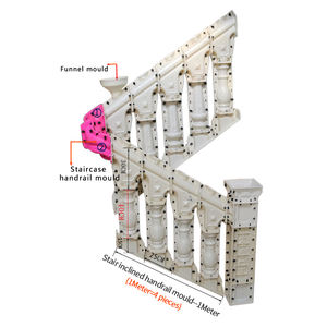 Offre Spéciale moule d'<span class=keywords><strong>escalier</strong></span> balustre de qualité supérieure marches d'<span class=keywords><strong>escalier</strong></span> en béton garde-corps moules de balustrade de main courante moules de clôture de barrière de coulée - Product Image 5