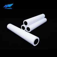 Rollo de Papel para Plotter de Inyección de Tinta Azul y Blanco de 80g, 24 y 36 Pulgadas, Papel Bond para Impresión de Materiales de Ingeniería