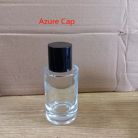 Flacon de parfum en verre de luxe de 30 ml et 50 ml à épaule plate, vide, pour atomiseur rechargeable – Vente en gros