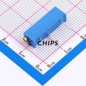 3006P-504-LF Adjustable <b>Resistor</b> / Potentiometer Through hole Component (THT)-3P,6.8x4.7mm <b>Resistor</b> 500kOhm 10% 750mW 250ppm/ - Product Image 2