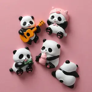 3d Hars Panda Koelkast Magneet Sichuan Stad Toerisme Souvenir Gigantische Panda Koelkast Magneten