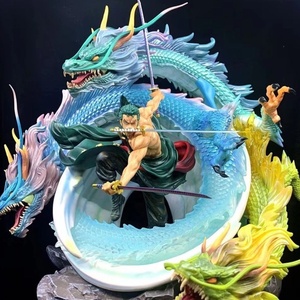 Figura de Acción de 23 cm, Estilo Nuevo, de una Pieza, GK, Tamaño Grande, Retrato Doble, Perla Negra, Roronoa Zoro, Tres Dragones, Figura de Anime de Zoro - Product Image 4