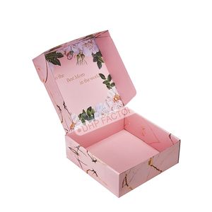 Emballage personnalisé sur mesure avec Logo sur feuille de couleur Rose, coffret pour <span class=keywords><strong>cadeau</strong></span> de fête des mères, coffret <span class=keywords><strong>cadeau</strong></span>, vente en gros, - Product Image 4