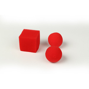 Bola de Esponja Mágica para Fiestas, 5X5X5, Roja, Juguete de Magia - Product Image 3