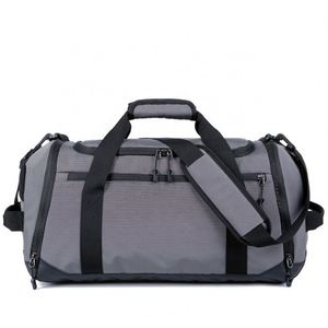 Blank Mens Sports Travel <b>Overnight</b> Weekender Waterproof Duffel Carry on Tote <b>Bag</b> Men Gym <b>Bags</b> with Custom logo Shoes Compartment - Product Image 1