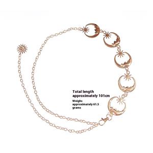 Cadena de Cintura de Metal Retro americana europea, accesorios de moda para mujer, cadena de mariposa, cinturón de <span class=keywords><strong>Joker</strong></span>, joyería, cinturones de Metal al por mayor - Product Image 6