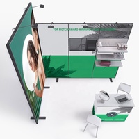 Stand de salon professionnel modulaire en aluminium 3x3m 10x10ft pour exposition de cosmétiques