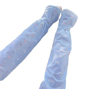 Manches de protection solaire anti-UV en soie glacée/nylon/cachemire pour femmes, idéales pour le cyclisme en extérieur en été - Product Image 1