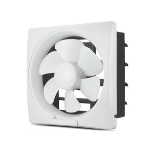 Plastic Exhaust Fans with 6/8/10/12 Inches Fan Size and 25~40W Power Range, Dual Voltage (110V/220V) and Low Noise (<42dBA)