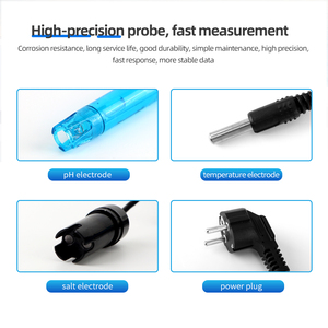 Testeur de qualité de l'eau, WIFI, numérique 3 en 1, température, PH, <span class=keywords><strong>salinité</strong></span> - Product Image 4