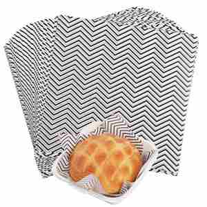 12x12 Inch 100 Pcs Coated Film Wax Paper Sheets Single-Sided Waterproof Recyclable Checkered 2026 <b>Wrap</b> Liners for Food - Product Image 3