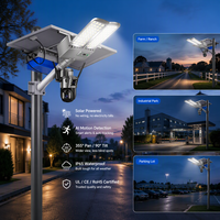 Lampu Jalan Tenaga Surya dengan Kamera 4G WiFi IP65 LED DC Lampu Luar Ruangan
