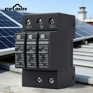 ราคาขายส่ง อุปกรณ์ป้องกันไฟกระชาก 1000V DC SPD 3P T1+T2 40kA 7kA ได้รับการรับรองมาตรฐาน CE <span class=keywords><strong>IEC</strong></span> สำหรับกล่องรวมสัญญาณพลังงานแสงอาทิตย์ - Product Image 2