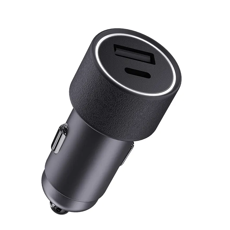 Quality Guarantee 18W PD car charger, Dual Usb Car Charger Adapter 3.1A Fast Charge Phone Usb c Pd Car Charger For Iphone sam