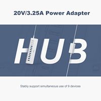 Hub USB-C con Carga PD de 45W y 10Gbps, Cable de Aluminio de 3.3 Pies, 12 Puertos, en Stock para PC/Laptop/iPhone 17/16