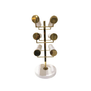 קמעונאית סיטונאי 3 שכבות עץ מסתובב תכשיטי תצוגת צמיד צמיד Stand מחזיק - Product Image 3