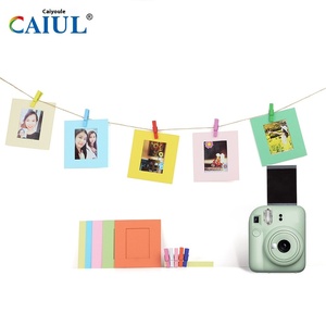 Kit d'accessoires pour appareil photo sept-en-un pour <span class=keywords><strong>instax</strong></span> <span class=keywords><strong>Mini</strong></span> 12, sac de couleur unie, album photo, autocollant, cadre, filtre miroir pour selfie - Product Image 5