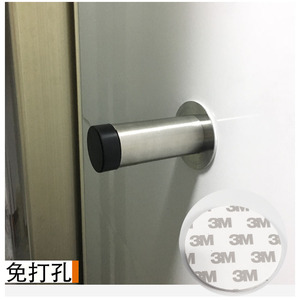 ตัวกันกระแทกประตูสแตนเลสแบบติดพื้น ดีไซน์มินิมอล ติดตั้งง่าย ไม่ต้องเจาะ - Product Image 4