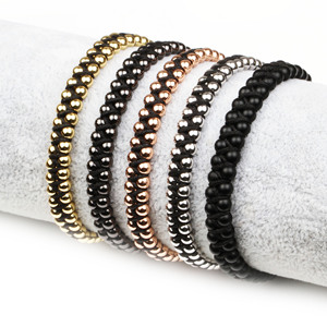 Thời Trang Đôi Lớp Đính Cườm Thép Không Gỉ Chuỗi Sợi Dây Thừng Dệt Macrame Vòng Đeo Tay Vòng Đeo Tay Đồ Trang Sức Làm Bằng Tay Vòng Đeo Tay Phụ Nữ Người Đàn Ông - Product Image 3