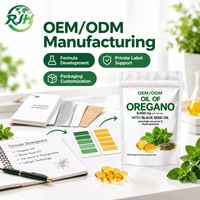 Compléments d'huile d'origan de qualité supérieure avec étiquette personnalisée GMP, fabriqués en usine OEM, avec 6000 mg d'huile d'origan et de graines noires en capsules