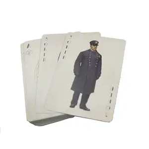 기념품 선물 품목 광고지 57*87 양면 인쇄 종이 카드 소매 늑대 인간이 왼손 카드 놀이 카드를 죽입니다