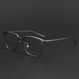Handmade Nhật Bản Người Đàn Ông Của Tinh Khiết Titan Kính Mắt Khung Rắn Tối ưu Cao Kính Quang Học Trừ Kính Kính Khung - Product Image 4