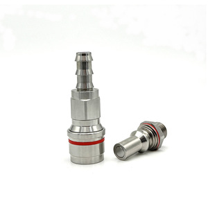 Stainless Steel Male Thread Fluid Connector Round Waterproof <b>Adapter</b> For Data Center Liquid Cooling Thermal Management - Product Image 3