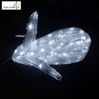 Lapin extérieur blanc nuit lapin lumières de Noël à vendre